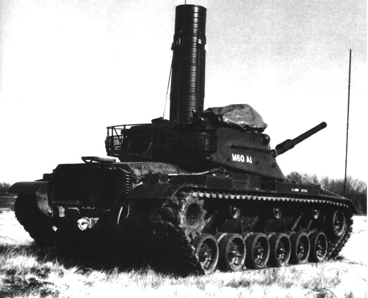 AMX30 fitted with tube-type schnorkel.
