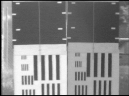 Images of bar charts taken 500m away in early morning.
