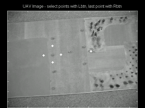 Original Points on UAV Image.