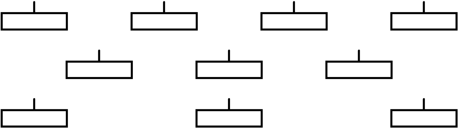 Roman legion of ten cohorts in battle formation.