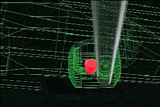 Missile fine optical tracker/IR jammer.
