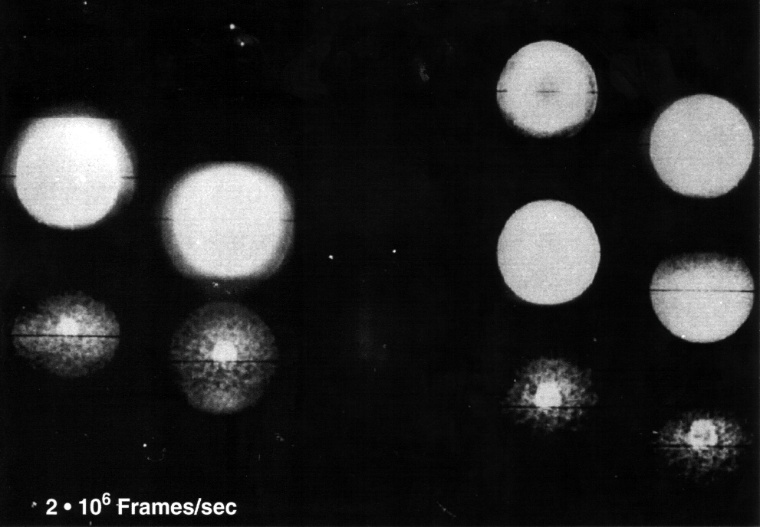 Frames of the argon flash bomb.