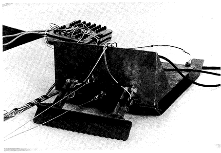 One-eighth scale model of rear-mounted blade for Warrior.