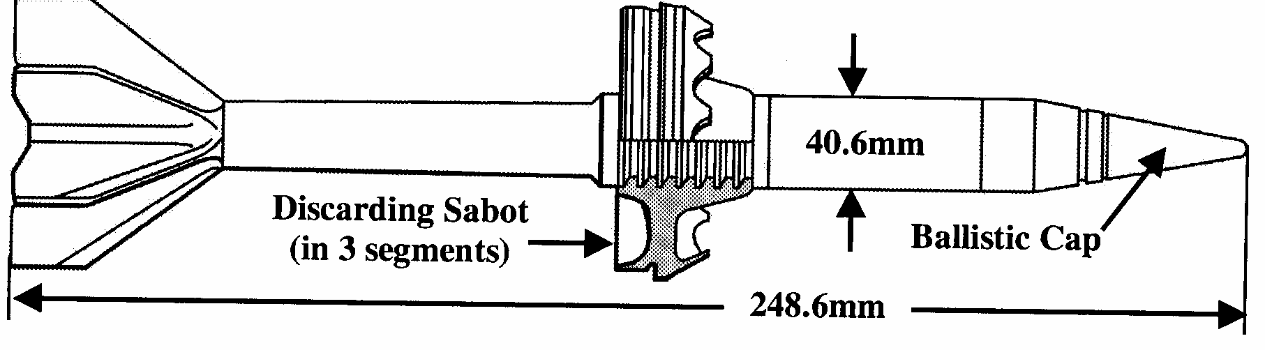115-mm Soviet APFSDS.