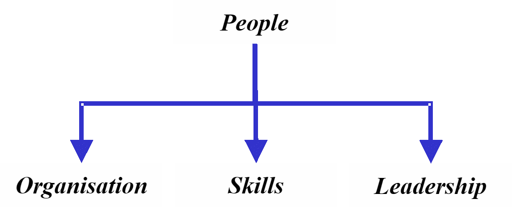 The three basic categories of People Capability.