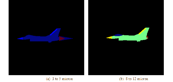 256×256 image of target aircraft without background from beam aspect.