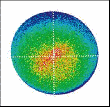 Test set-up of laser seeker unit testing with electro-optic device.