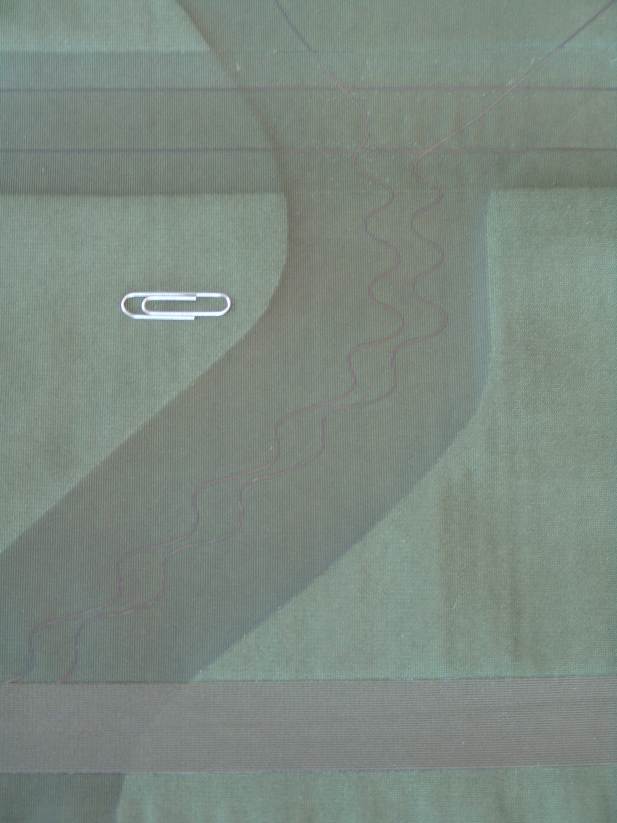Experimental magnetic connector made of Velcro© and small conductive magnets.