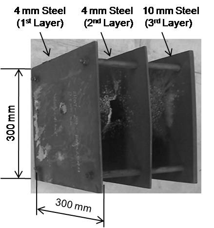 Damaged target plates.